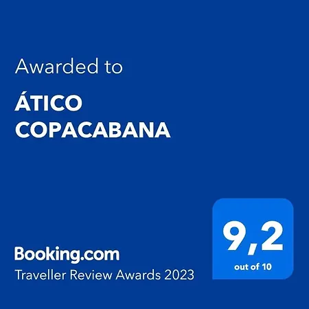Atico Copacabana Familias Apartment